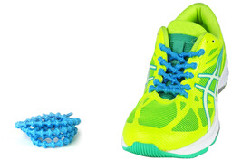 XTENEX Elastyczne sznurówki sportowe XTENEX X300 turquoise