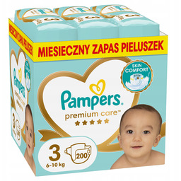 Pampers Premium Care 3 200 szt. 6-10 kg