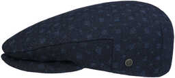 Kaszkiet Dots Wool by bugatti, ciemnoniebieski