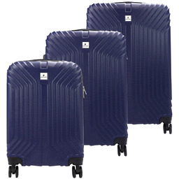 Pierre Cardin zestaw trzech walizek na kółkach tworzywo