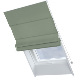 Roleta na okno dachowe Rimini, szałwiowy, Crema