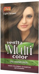 VENITA MultiColor szampon koloryzujący 5.3 Jasny Brąz 40g