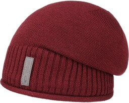 Czapka Beanie z Podszewką Etien by Chillouts, bordowy,