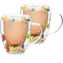 4Home Szklanka termiczna Flowers Hot&Cool 350 ml, 2