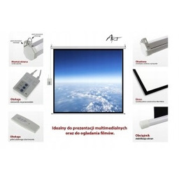 Ekran elektryczny 16:9 106'' 234x131cm z pilotem