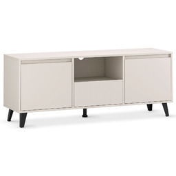 Edinos Premium Kaszmirowy stolik RTV na nóżkach