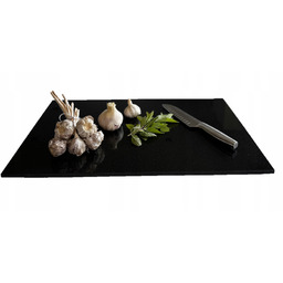 Deska do Krojenia Granitowa Kuchenna Duża Czarna Premium