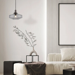 Lampa wiszaca Anodised Dark Grey industrialny zyrandol nad