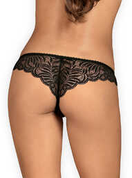 Obsessive Contica Crothchles Thong Black