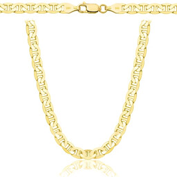 Srebrny Łańcuszek Pozłacany Gucci Diamentowany 5,60 mm pr