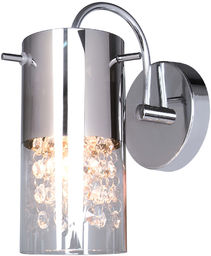 Italux kinkiet lampa ścienna Marqu MBM1636/1A szkło kryształki