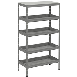 Regał na chemikalia z półkami wannowymi, 2000 x