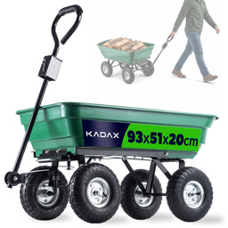 Taczka Wózek Ogrodowy 300kg Transportowy Wywrotka Mocna Taczki
