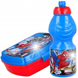 Spiderman Śniadaniówka Lunch Box Bidon 400ml