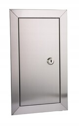 Drzwiczki kominowe wyczystka metalowe inox 13x26
