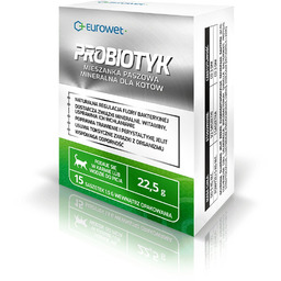 Eurowet Probiotyk w saszetkach dla kotów 15 x