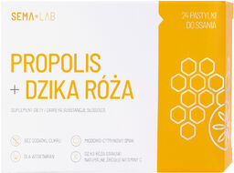 SEMA Lab Propolis + Dzika róża, smak miodowo-cytrynowy,