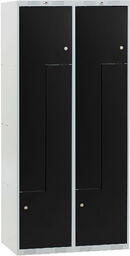 Szafa ubraniowa CLASSIC, typ L, 2 moduły, 4