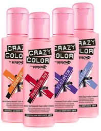 Crazy Color, toner odżywczy do włosów, Black -