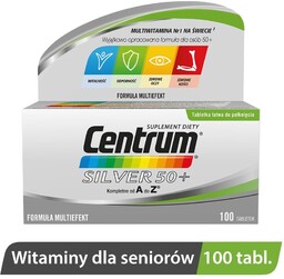Centrum Silver 50+, 100 tabletek