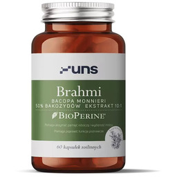 UNS Brahmi Bacopa Monnieri 50% Bakozydów Ekstrakt 10:1