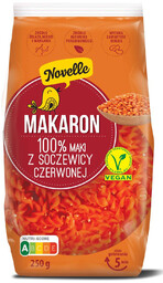 Novelle Makaron proteinowy świderki z soczewicy czerwonej 250