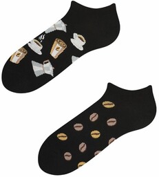 Todo Socks Stopki, Coffee Socks Low,, Czarna kawa,