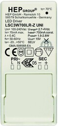 Zasilacz LED Driver CC 350mA 1-3.5W 6008093 -