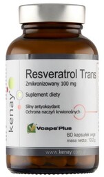 KENAY Resweratrol trans - zmikronizowany 100 mg, 60