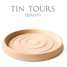 BEŻOWA PODSTAWKA POD DONICZKĘ 26/31,5x3 cm