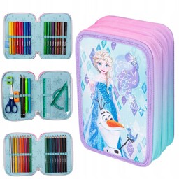 Piórnik potrójny z wyposażeniem Coolpack Jumper 3 Frozen