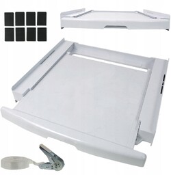 Łącznik Pralko-suszarka Z Szufladą Półką I Pasem Uniwersalny