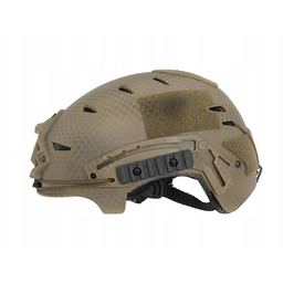 Kask Hełm Exf z szynami Ris rzepy Wentylowany