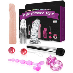 Fantasy kit 7 elementów - zestaw zabawek erotycznych