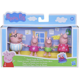 Świnka Peppa Zestaw Figurek Rodzina Peppy Na Dobranoc