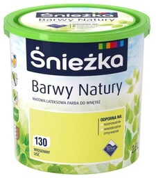 ŚNIEŻKA LATEKSOWA BARWY NATURY WIOSENNY LIŚĆ 5L