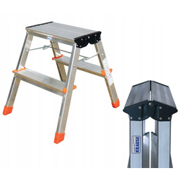 Dwustronna drabina aluminiowa Treppy 2x2 Krause