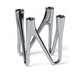 Morso ROOTS Świecznik na 4 Świece - Srebrny