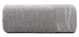 Eurofirany Ręcznik Metalic 50x90 stalowy 485g/m2 frotte