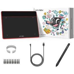 Tablet graficzny XP-Pen Deco Fun S czerwony