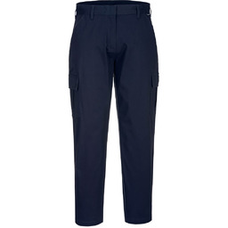 - Spodnie damskie cargo stretch ciemny granat 32