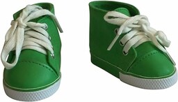 The New York Doll Collection Zielone Zamszowe Trampki