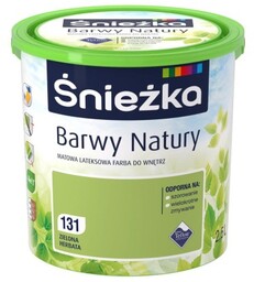 ŚNIEŻKA LATEKSOWA BARWY NATURY ZIELONA HERBATA 5L