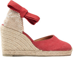 Espadryle Castañer Carina/8/002 021642-604 Czerwony
