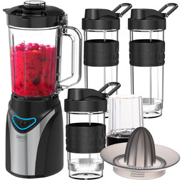Blender kielichowy i personalny 1300W z 3 Bidonami,