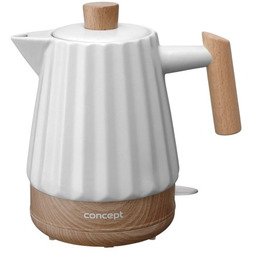 CONCEPT Czajnik elektryczny ceramiczny RK0090 biały