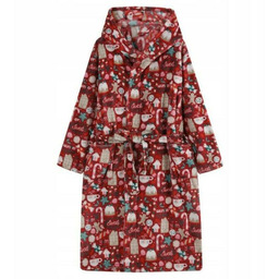 Szlafrok świąteczny czerwony L/XL Kocobluza Christmas