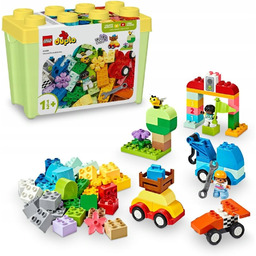 Lego Duplo Pudełko w kształcie klocka z autami