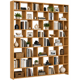 Edinos Premium Ogromna biblioteczka na książki olcha L4-H83