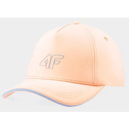4F, Czapka damska z daszkiem, Midshop accessories, pomarańczowy,